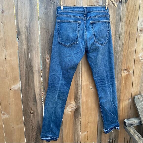 Rag& bone Dre Low-Rise Slim Boyfriend Ankle Jeans size 25 - Picture 7 of 16